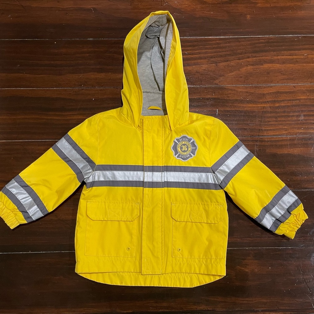Carter's Firefighter Rain Jacket  - Size 18 months